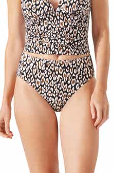 Tommy Bahama Safari Cat High Waist Bikini Bottoms