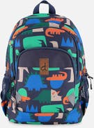 Deux par Deux Dinosaur Lightweight Spacious Backpack