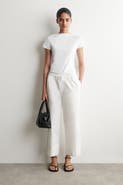 COS Cotton Straight-leg Drawstring Trousers