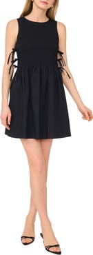 1.STATE Smocked Bow Tank Minidress