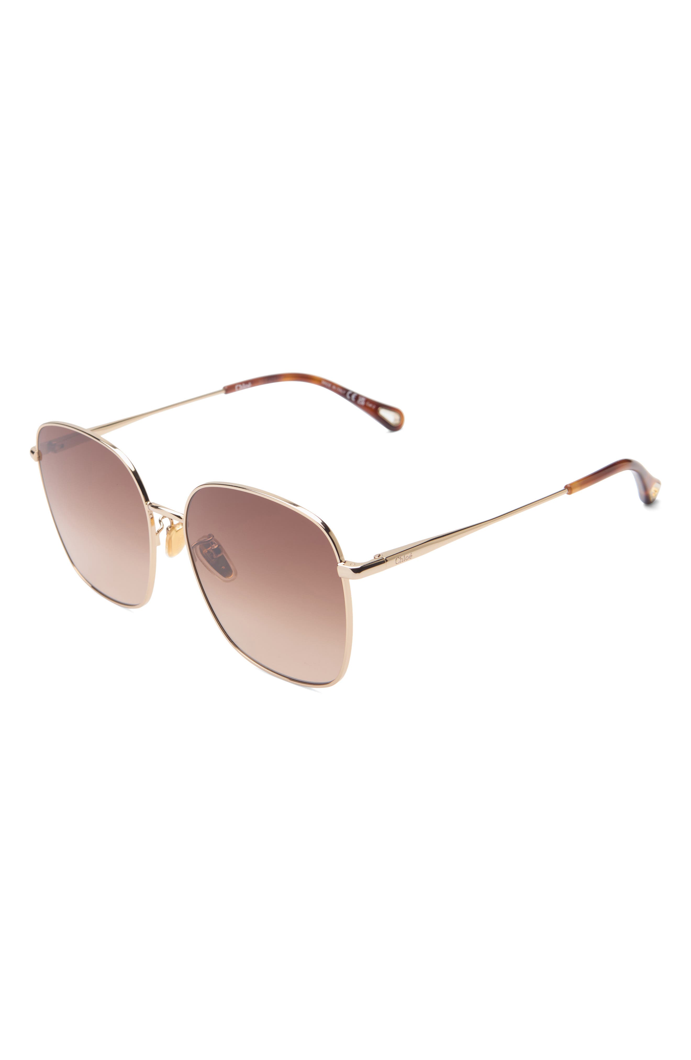 Chloé 58mm Gradient Square Sunglasses (Women) | Nordstromrack