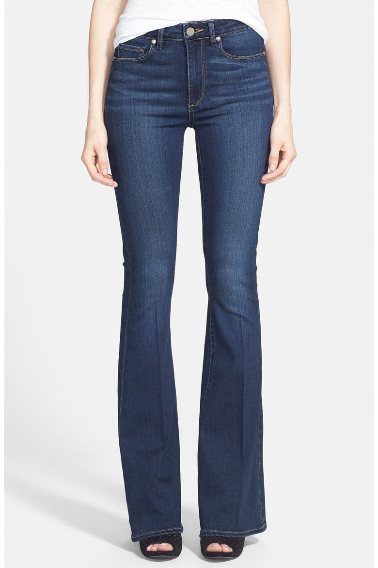 'Transcend - Bell Canyon' High Rise Flare Jeans, Main, color, NOTTINGHAM