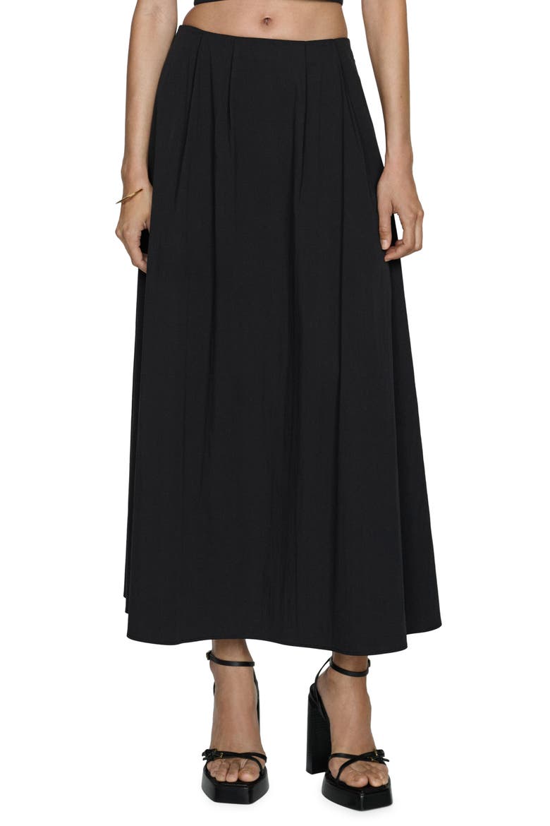 Flared Skirt, Main, color, BLACK