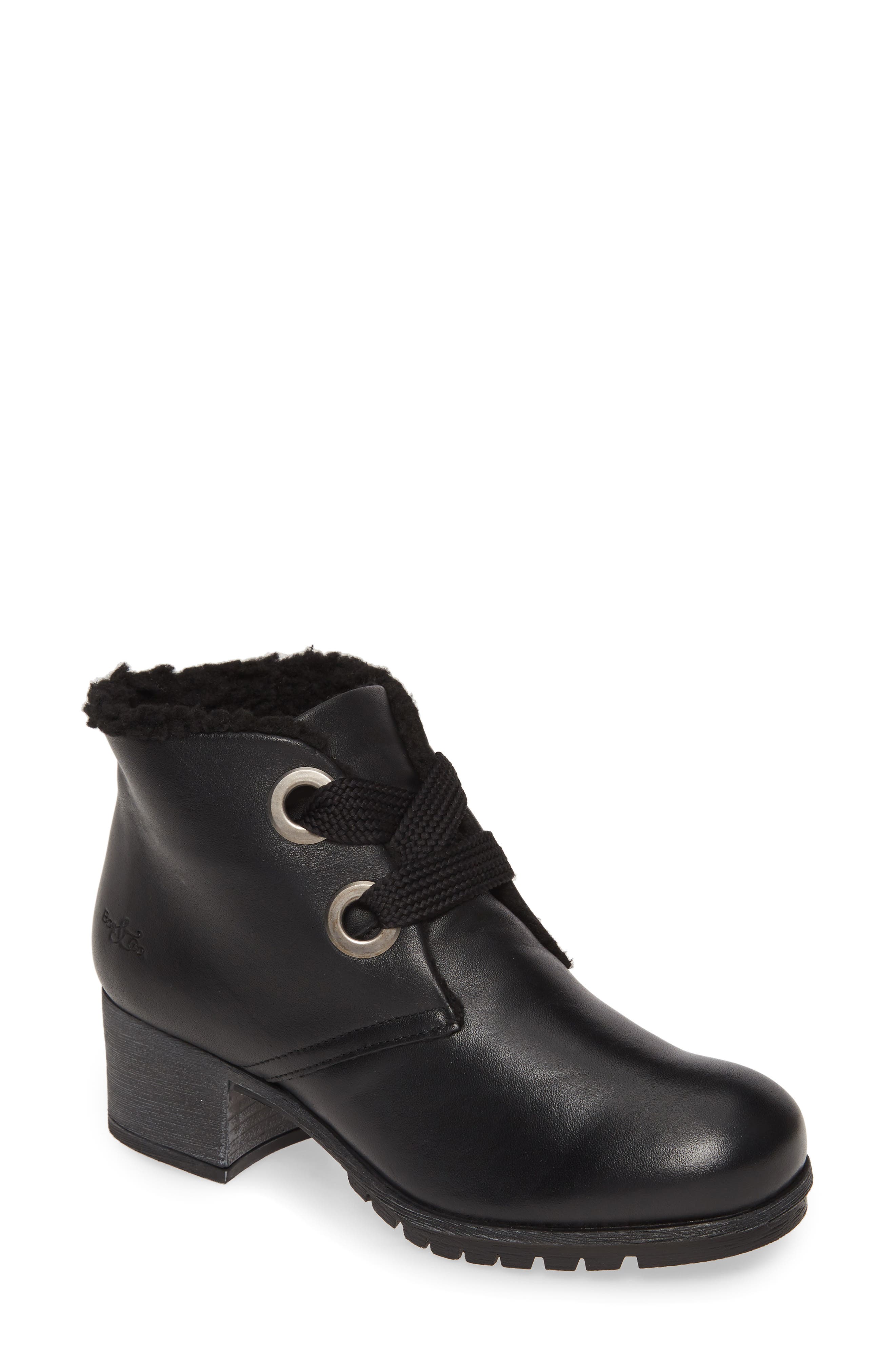 Manx Waterproof Bootie, Main, color, BLACK LEATHER