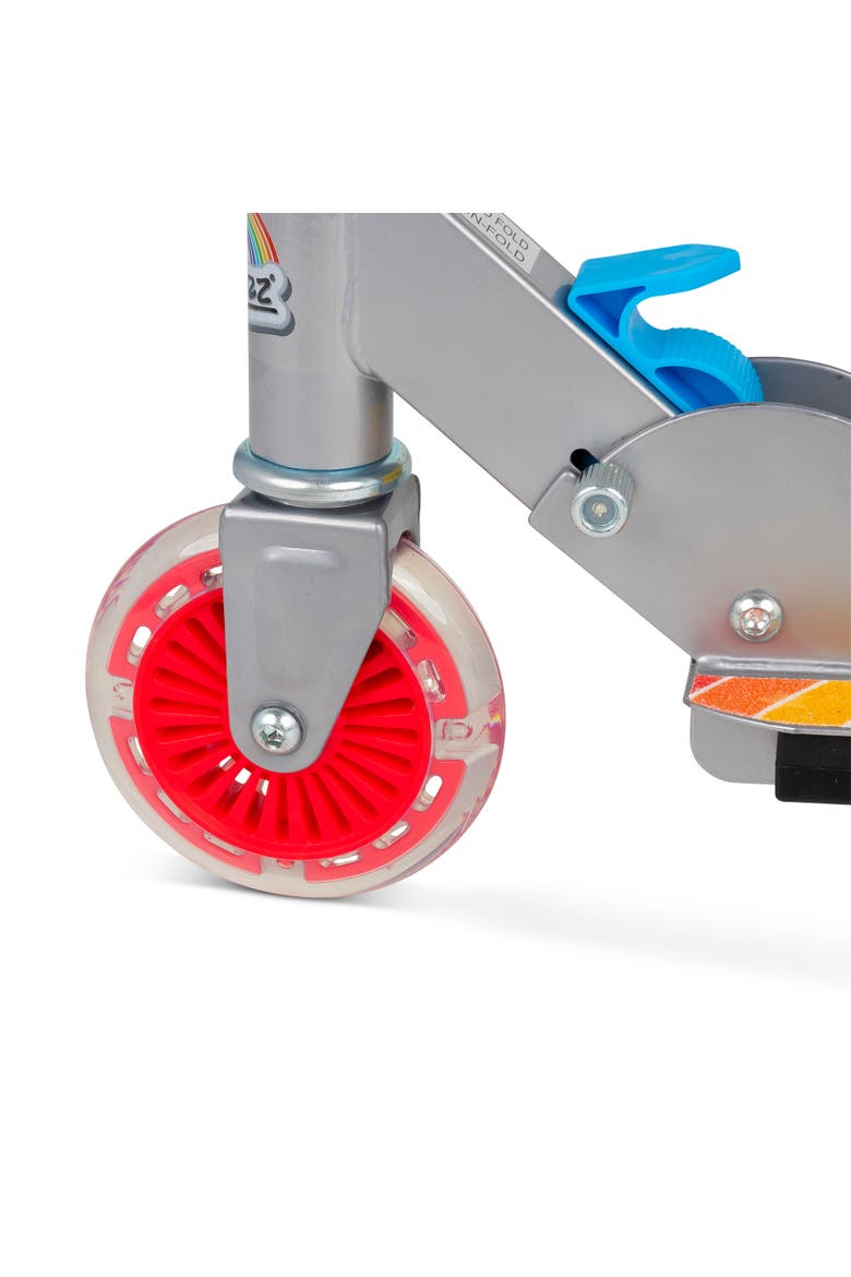 Flashing Adjustable Scooter Rainbow Lightup Wheels, Alternate, color, Multicolored