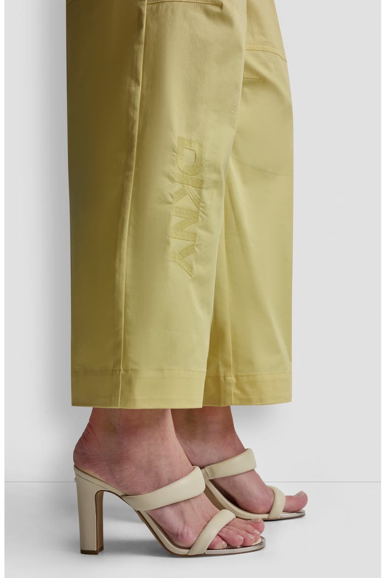 Stretch Cotton Poplin Cargo Pants, Alternate, color, BUTTERCREAM