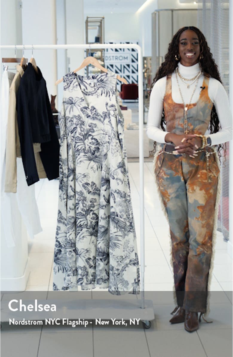 Tapitor Linen Midi Dress, sales video thumbnail