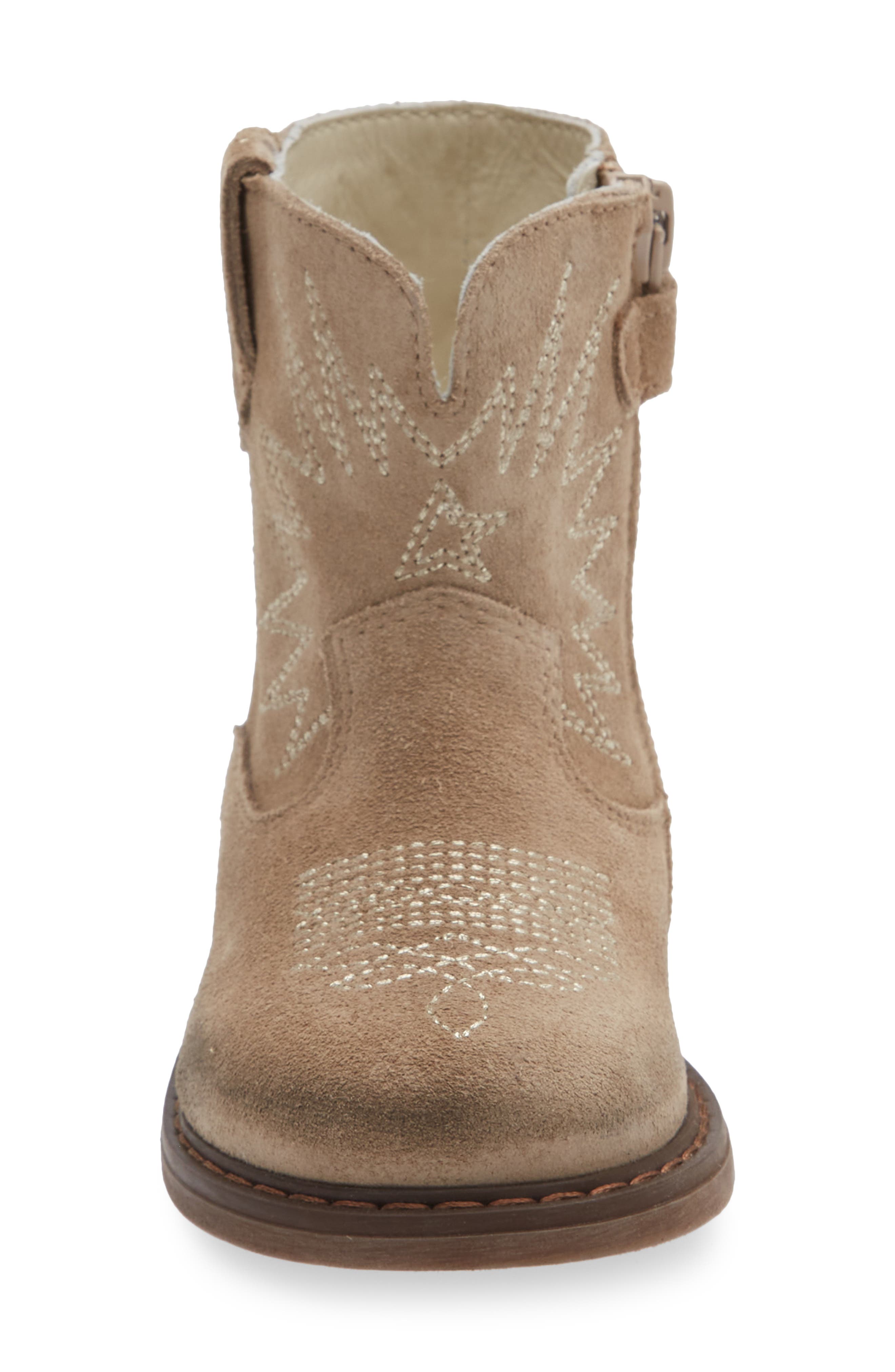 Golden Goose Kids' Wish Star Short Western Boot, Alternate, color, Dove Grey