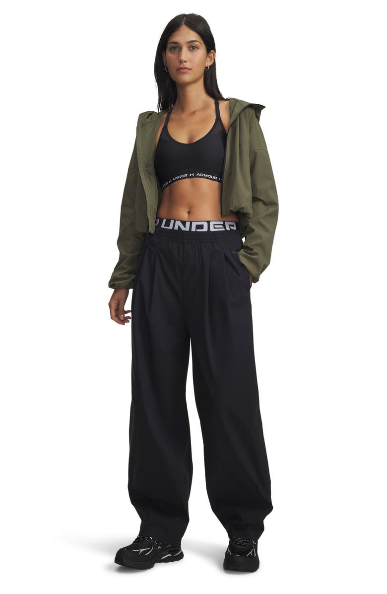 Under Armour Unstoppable Pleated Pants, Alternate, color, Black / / Black