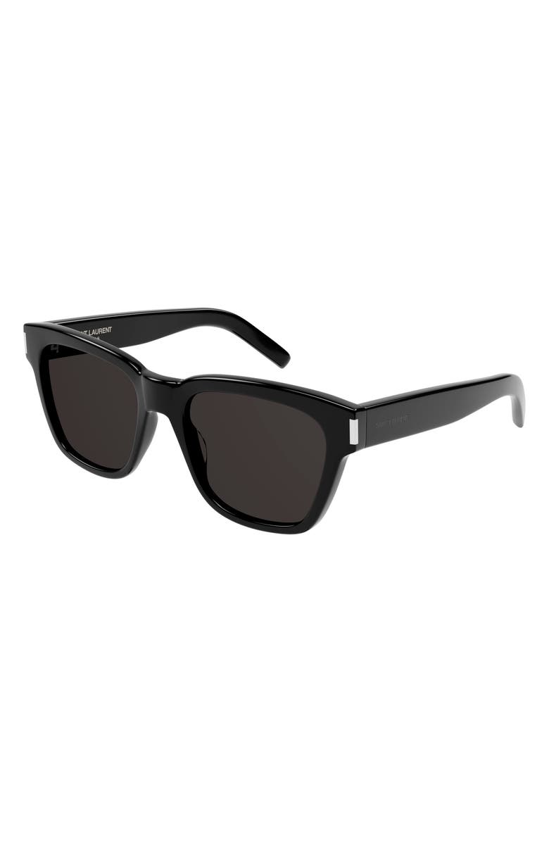 Saint Laurent 54mm Square Sunglasses, Main, color, 