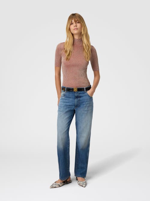 Missoni Robbed Turtle-neck Sweater In Brown