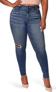 SLINK Jeans High Waist Skinny Jeans