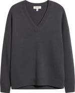 Nordstrom V-Neck Wool & Cashmere Sweater