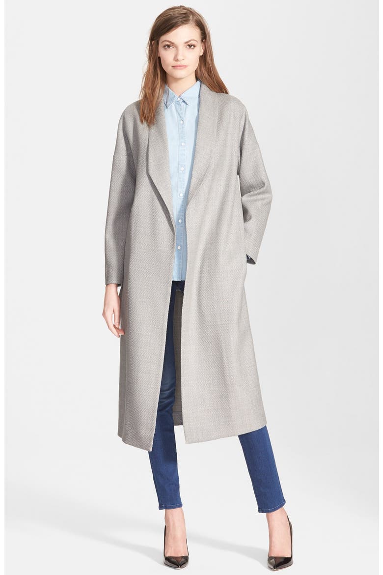 'The Robe' Wool Coat, Main, color, LIGHT GREY