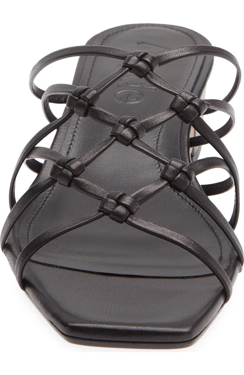 aeyde Talha Sandal, Alternate, color, Black