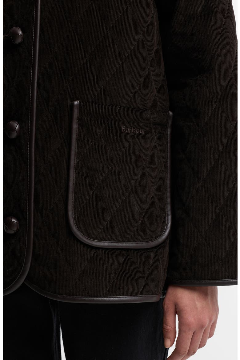 Marlow Quilted Corduroy Jacket, Alternate, color, DK BROWN/ SHADOW CLASSIC