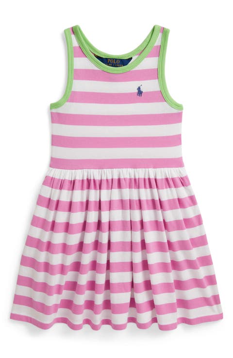 Kids' Stripe Cotton Jersey Dress (Toddler & Little Kid)