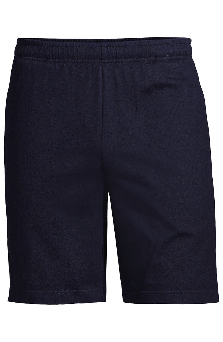 Lands' End Jersey Knit Short, Alternate, color, Radiant Navy