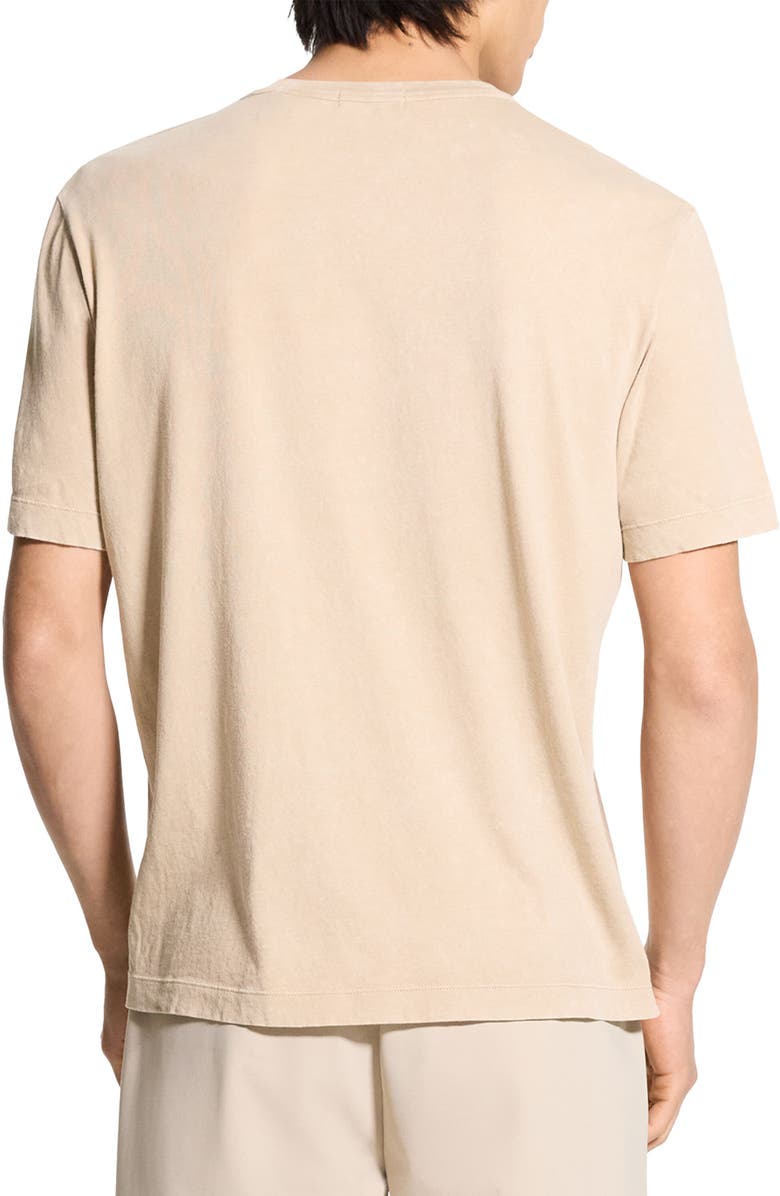 Theory Washed Pima Cotton T-Shirt, Alternate, color, Chino