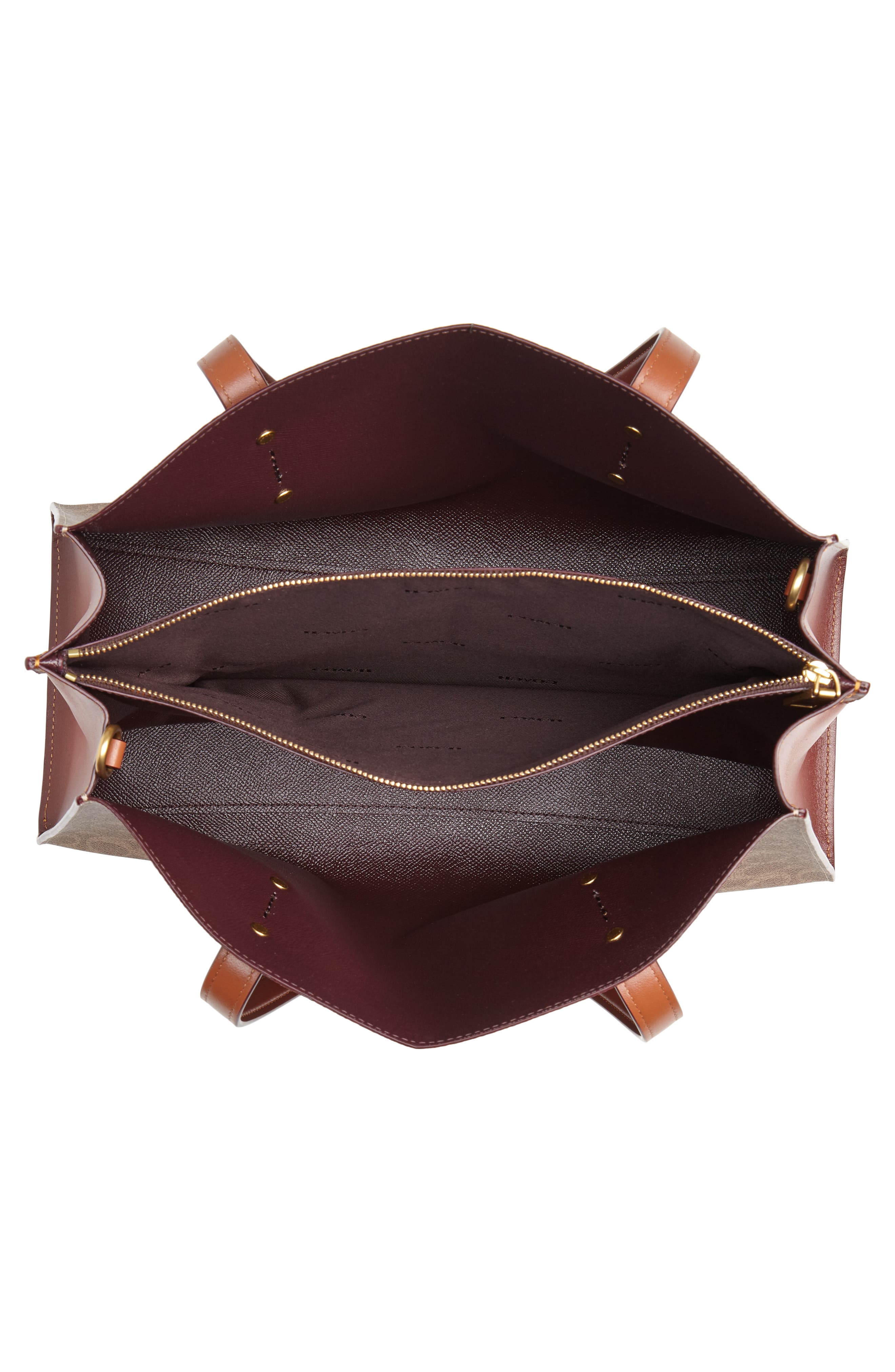 COACH Charlie Signature Canvas Tote, Alternate, color, 