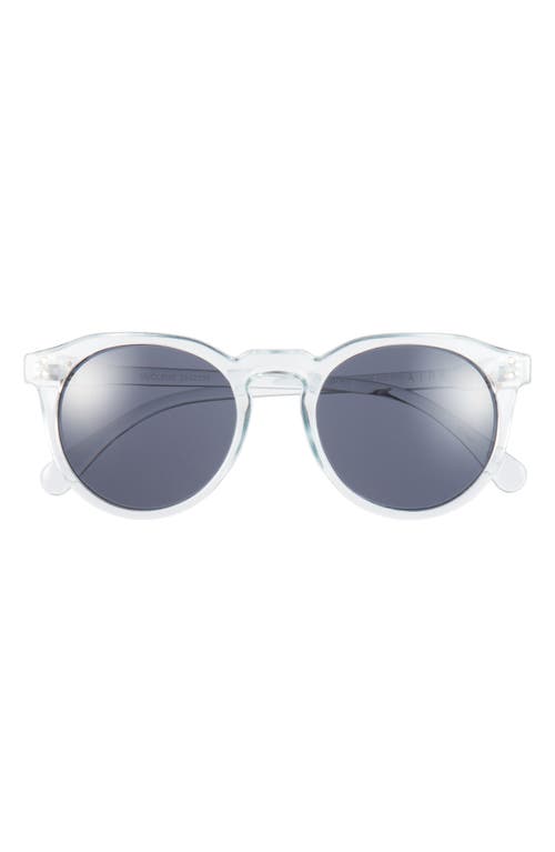 Aire Nucleus V2 53mm Round Sunglasses In Ice Blue/smoke Mono