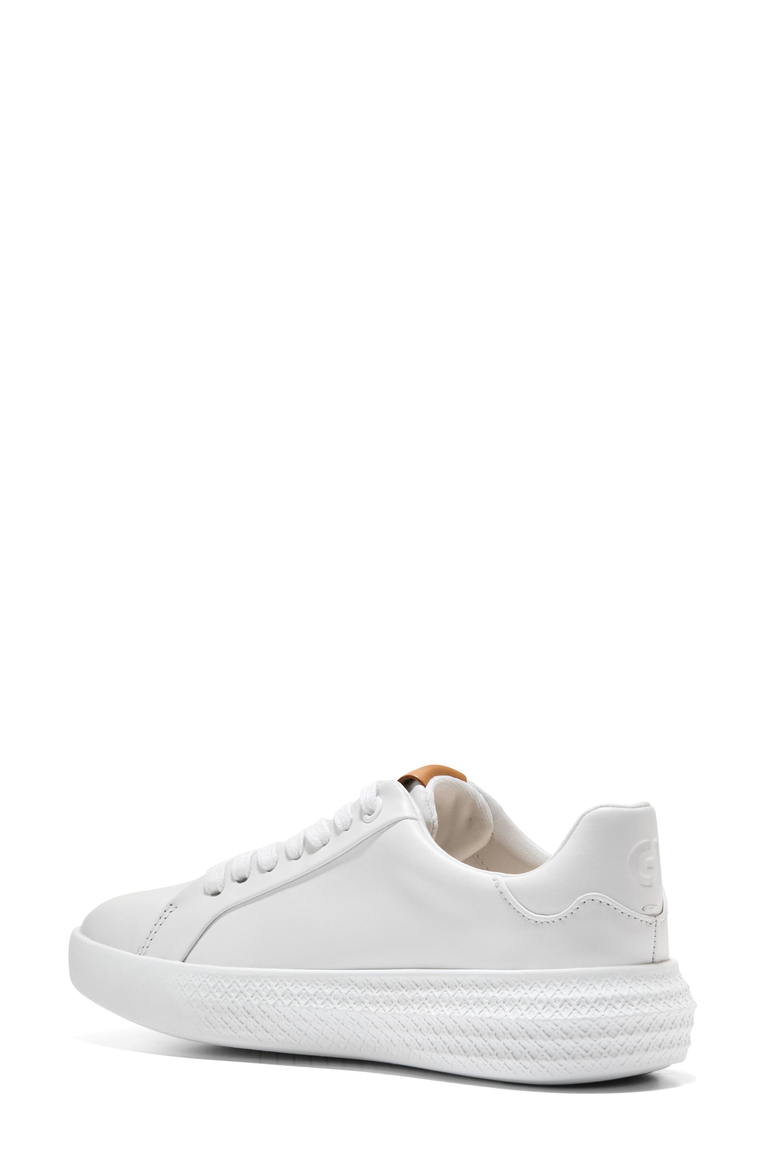Cole Haan Grand Hurrion Cupsole Sneaker, Alternate, color, White / Irish Coffee / White