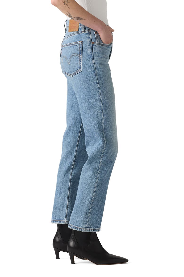 501® Crop Straight Leg Jeans, Alternate, color, WHERE TO NOW NDX