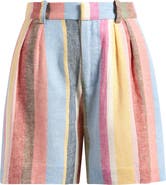 WAYF Rio Linen Blend Shorts