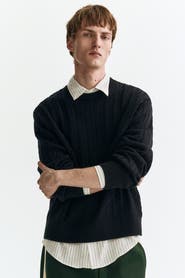 H&M Regular-fit cable-knit sweater