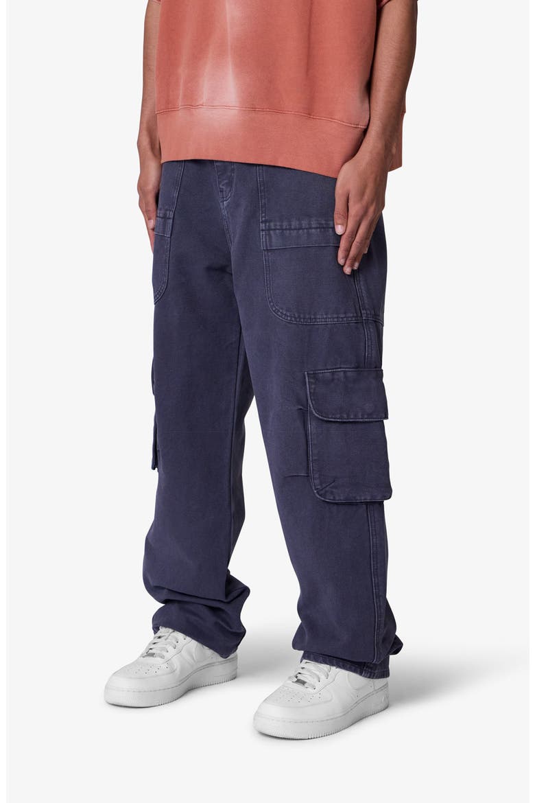 Ultra Baggy Cargo Jeans, Alternate, color, WASHED BLACK