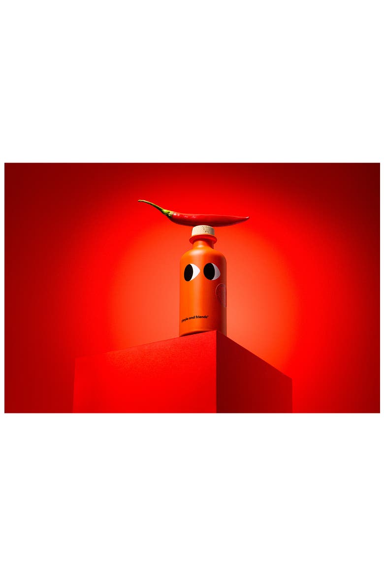 Extra Virgin Olive Oil with Chili, Alternate, color, ORANGE