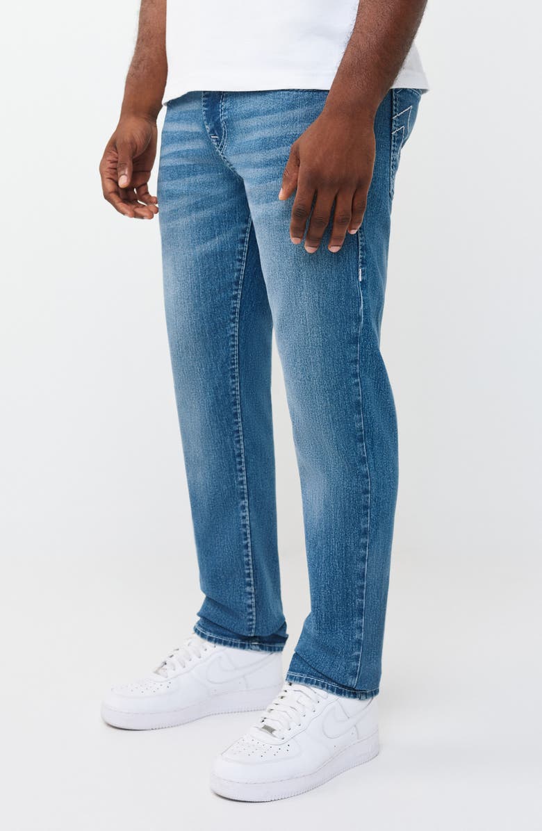 True Religion Geno Big T Slim Fit Jeans, Alternate, color, Medium Neptune