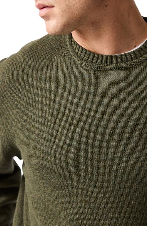 Rodd & Gunn Crewneck Cotton Sweater In Green