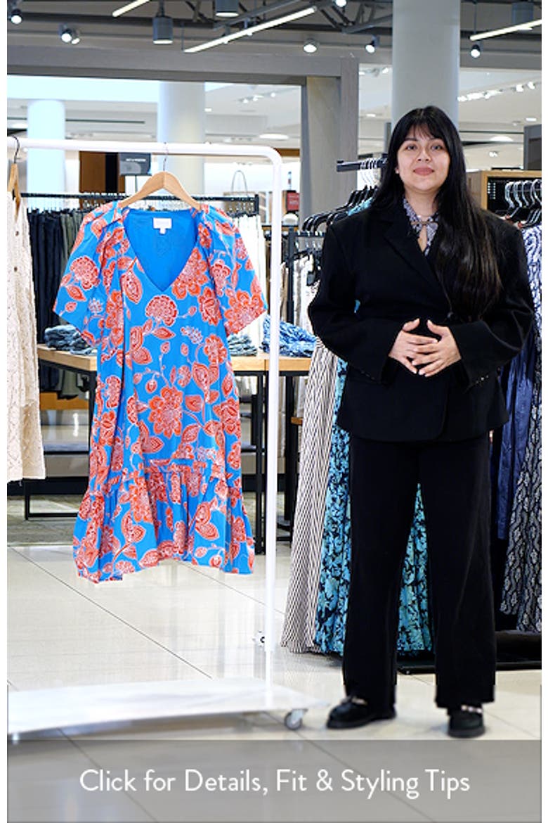 Ripon Floral Seruma Drop Waist Shift Dress video