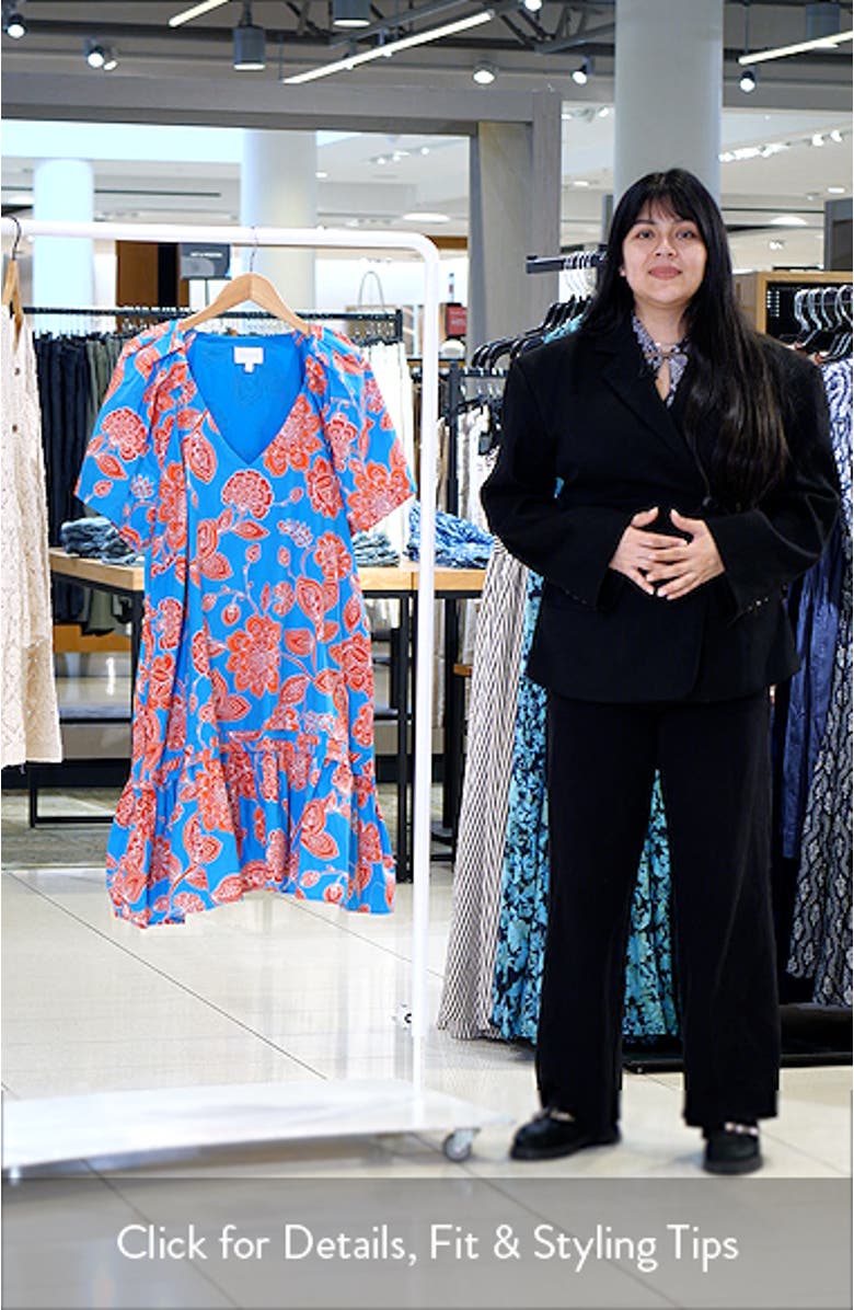 Ripon Floral Seruma Drop Waist Shift Dress, sales video thumbnail