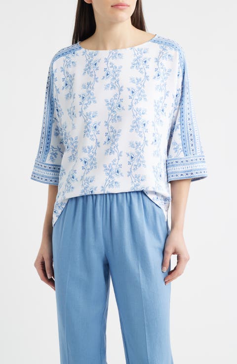 Mix Floral Print Top