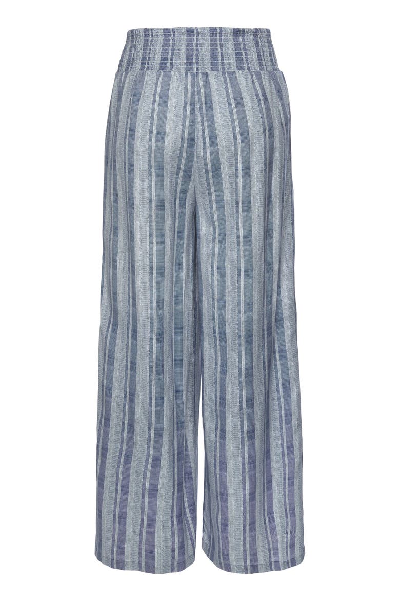Striped Wide Leg Pants, Alternate, color, Blue Stripe