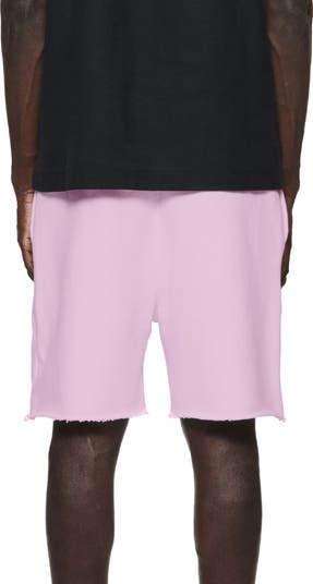 Crackle Logo Cutoff Fleece Shorts
