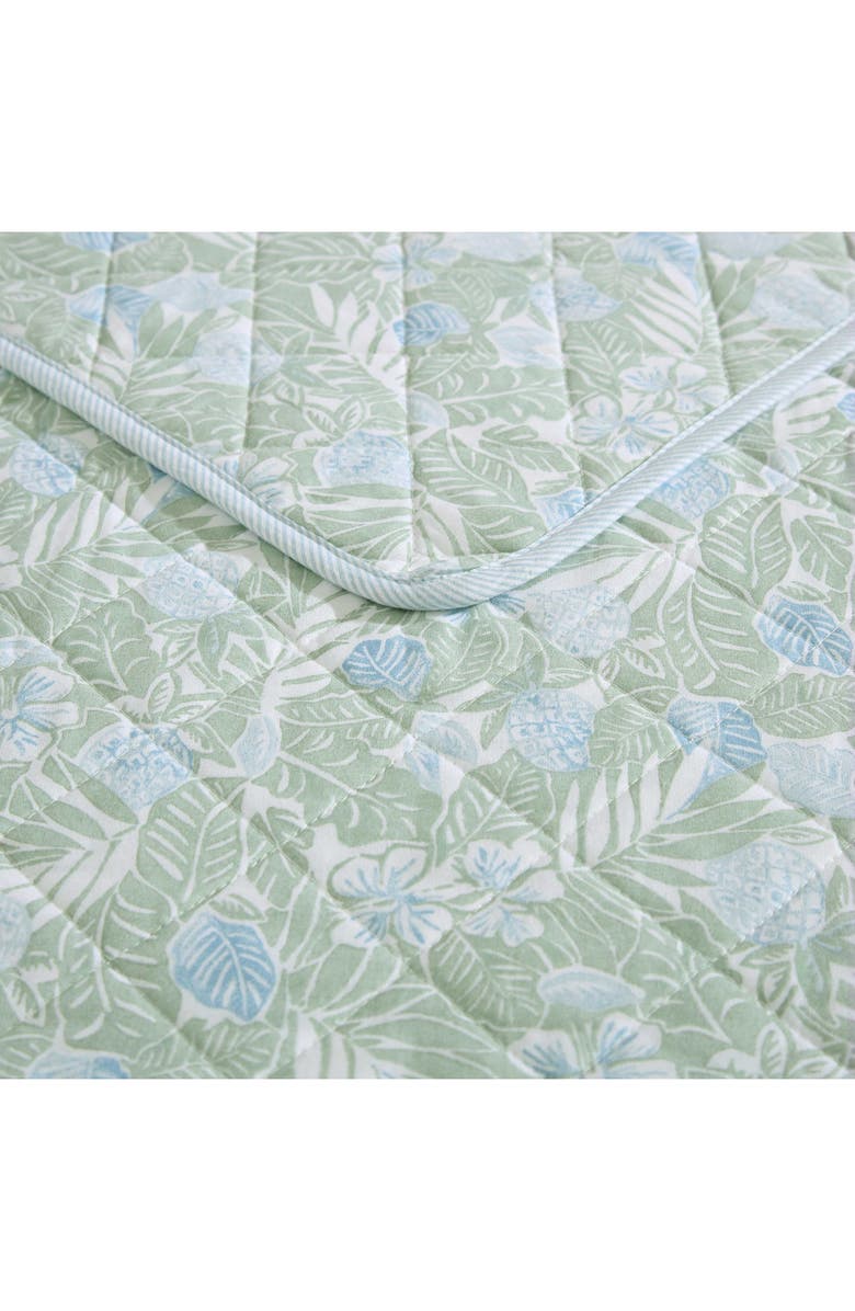 Tommy Bahama Pineapple Bloom Reversible Quilt & Sham Set, Alternate, color, 