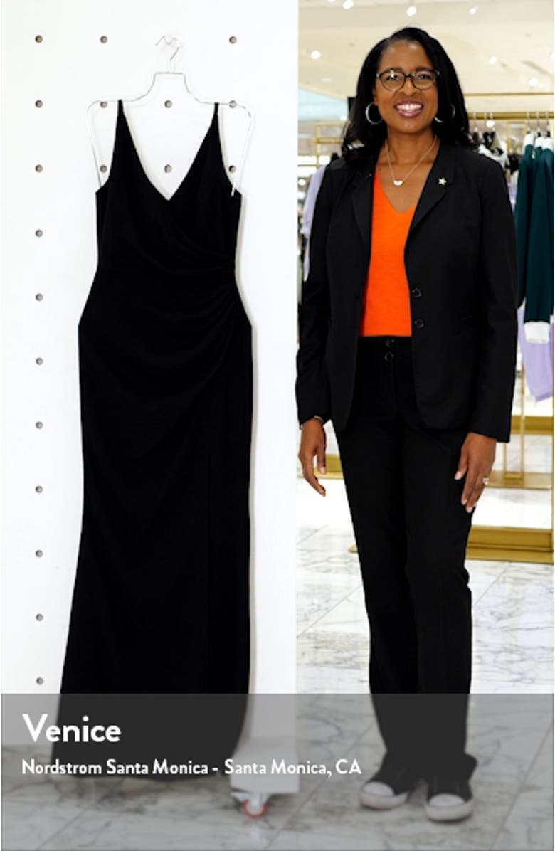 Jordan Ruched Mermaid Gown, sales video thumbnail