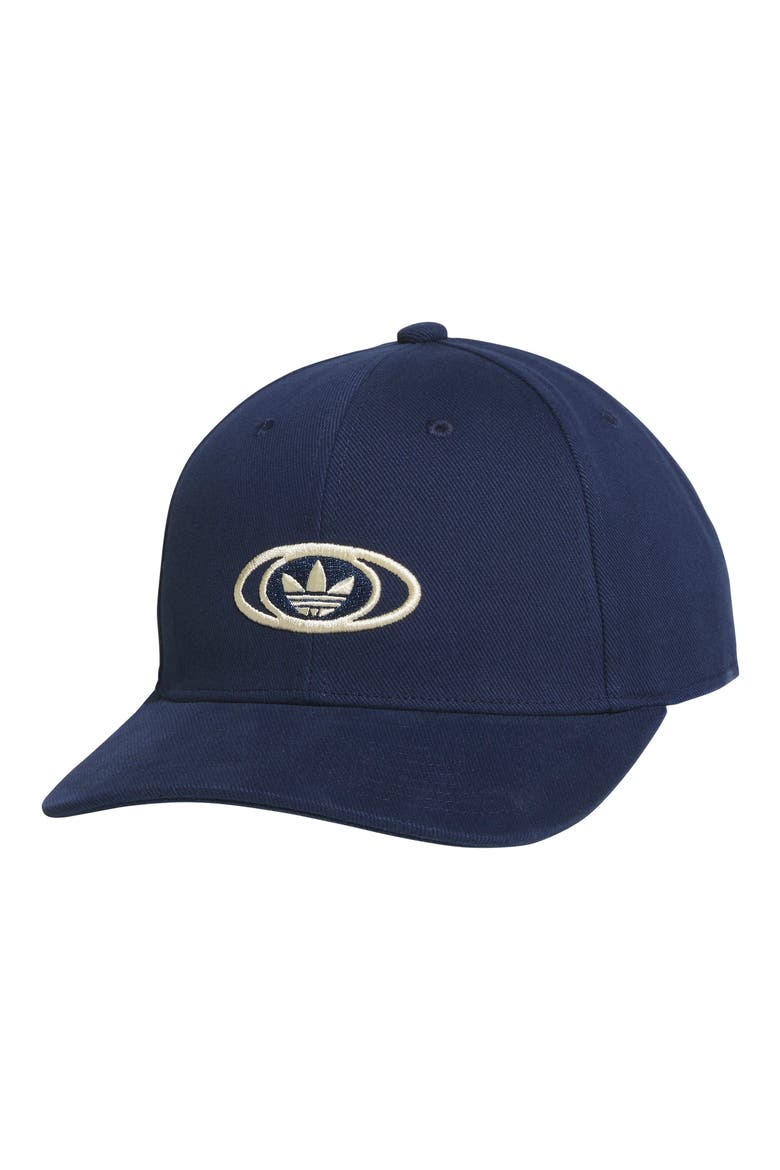 Low Crown Baseball Cap, Main, color, NIGHT INDIGO/ YELLOW
