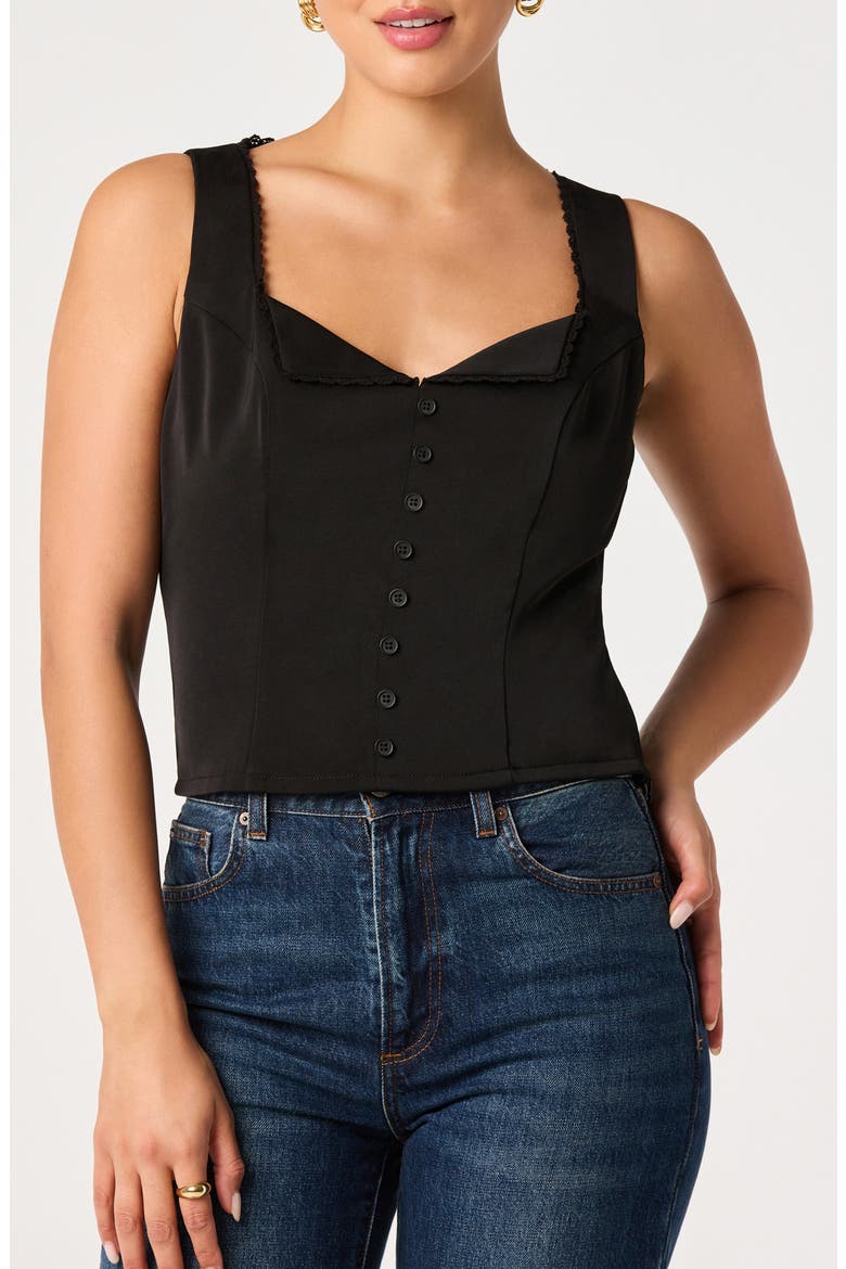 Maddison Tank, Main, color, BLACK