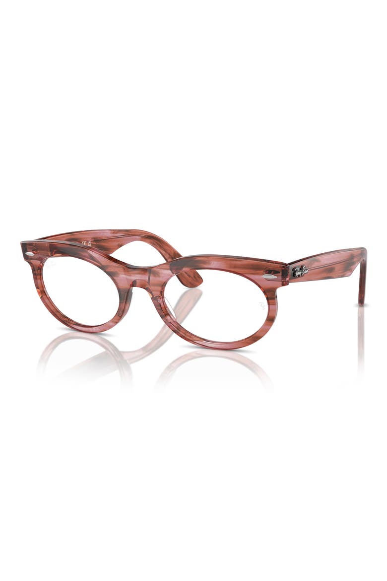 50mm Oval Optical Glasses, Alternate, color, PINK