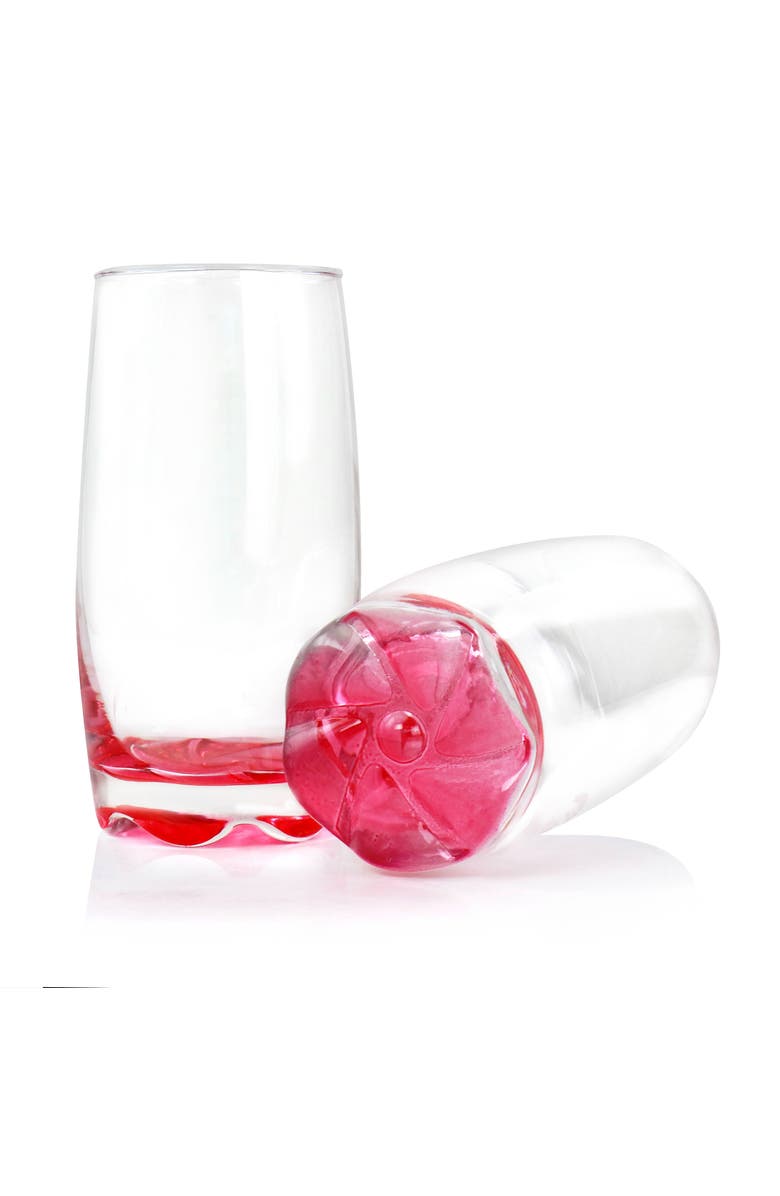 Gibson Home Karissa 8-Piece Glass Tumbler Set, Alternate, color, Blue