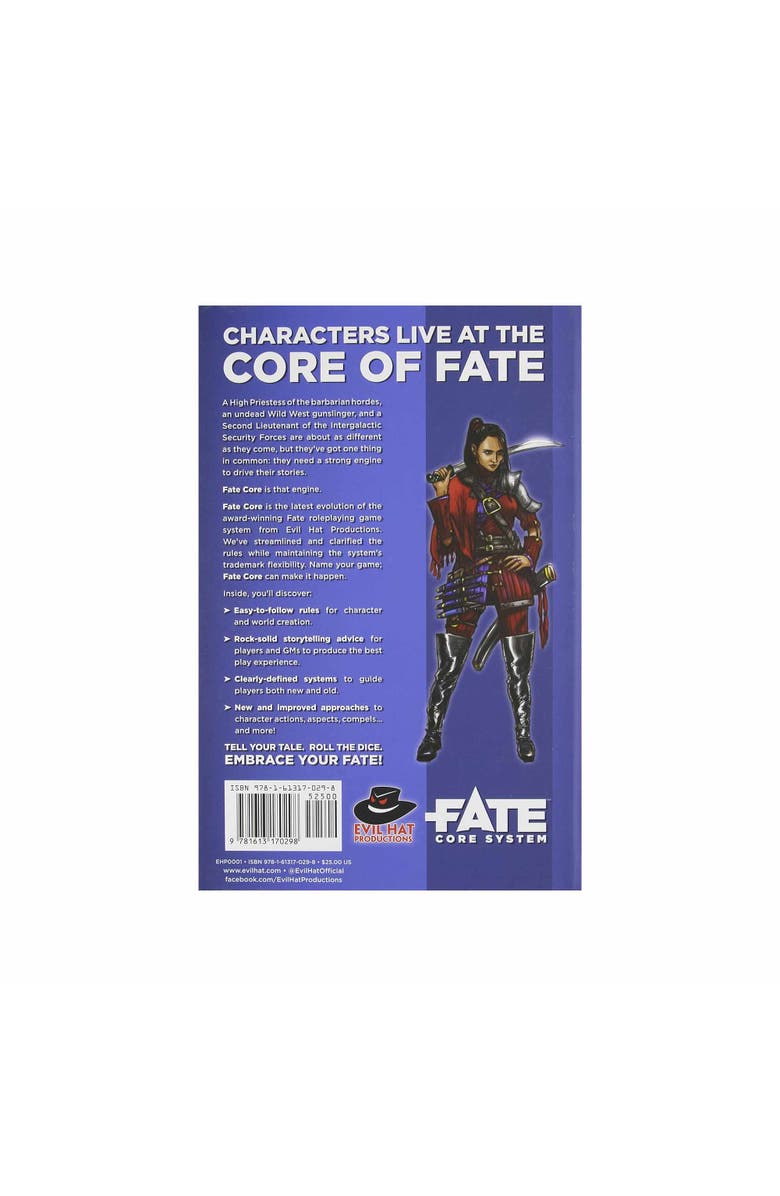 Evil Hat Productions Fate Core System Rpg Book, Alternate, color, Multicolored