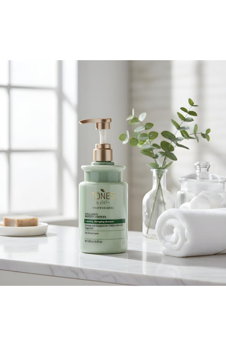 TONES by Cocoa Collagen Biotin Complex Shampoo 500ml, Alternate, color, Orange