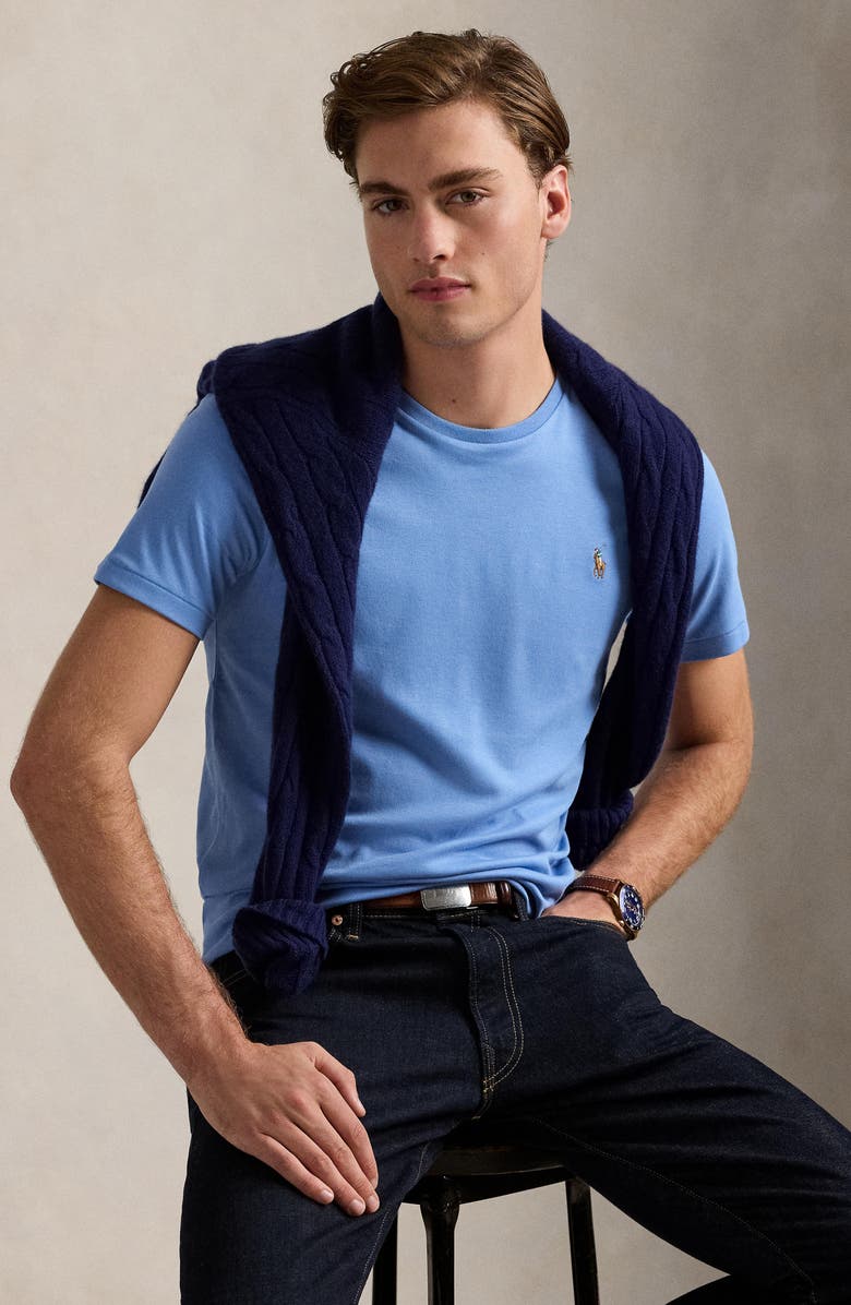 Polo Ralph Lauren Solid Cotton T-Shirt, Alternate, color,