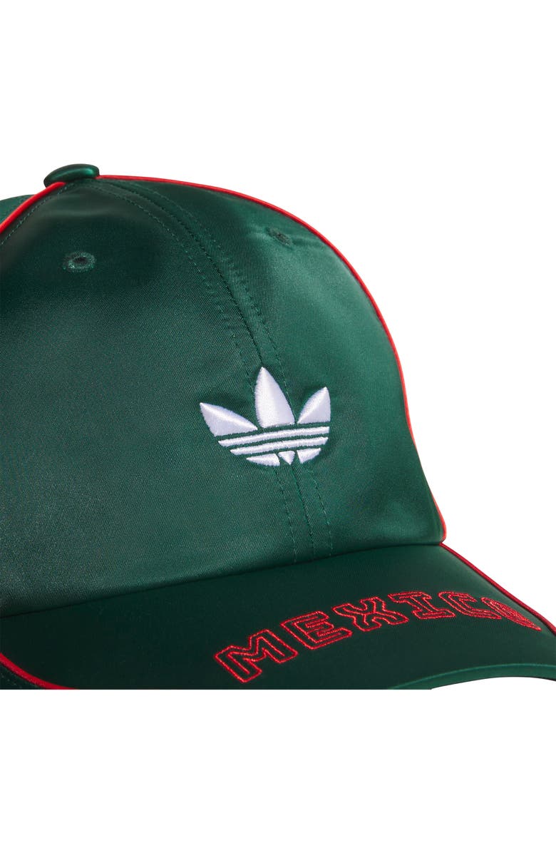 adidas Mexico Adjustable Satin Terrace Hat, Alternate, color, 