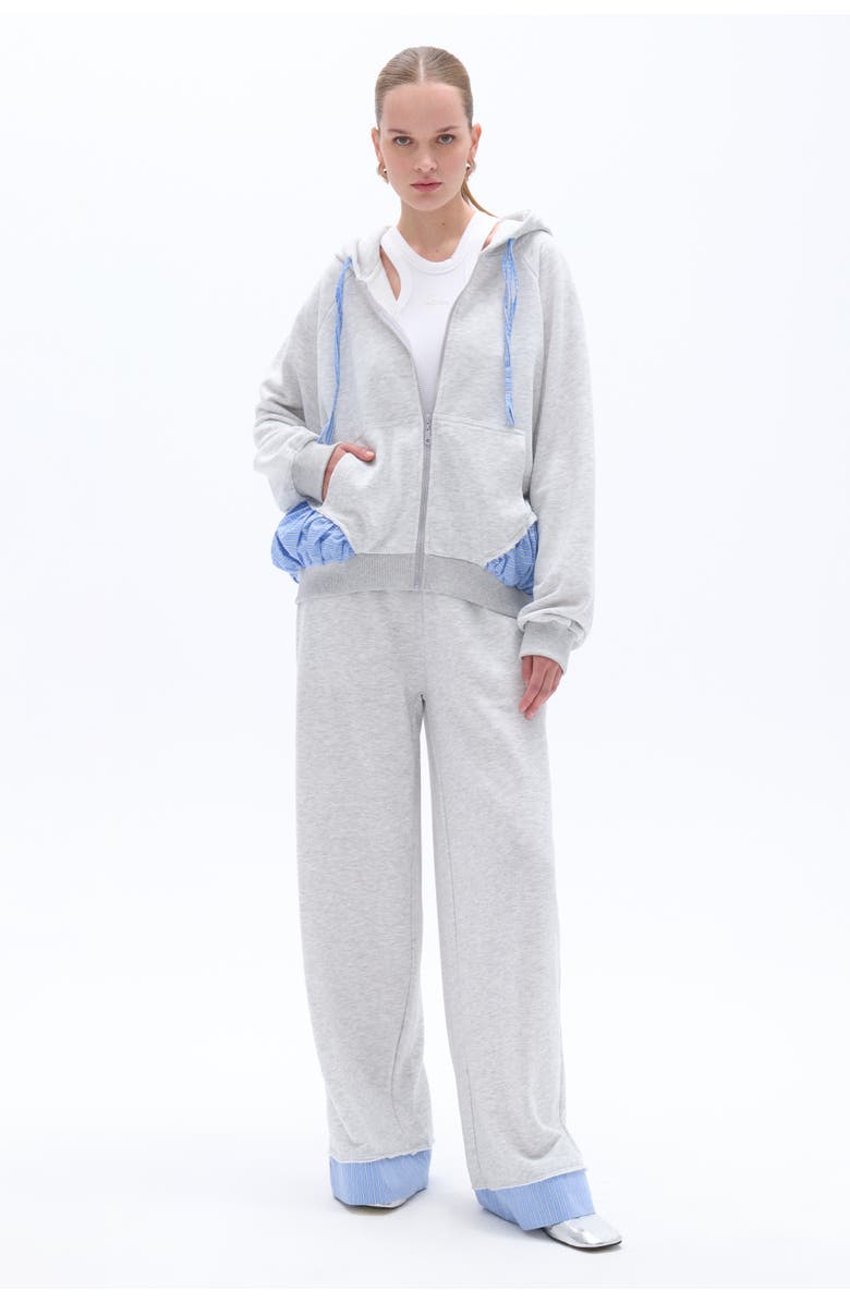 Nocturne Mid Rise Pants with Garni Details, Alternate, color,