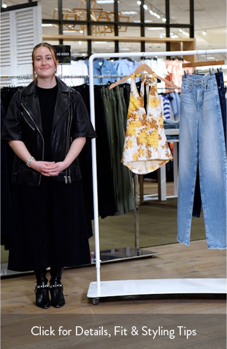 Marie Linen Halter Top, sales video thumbnail